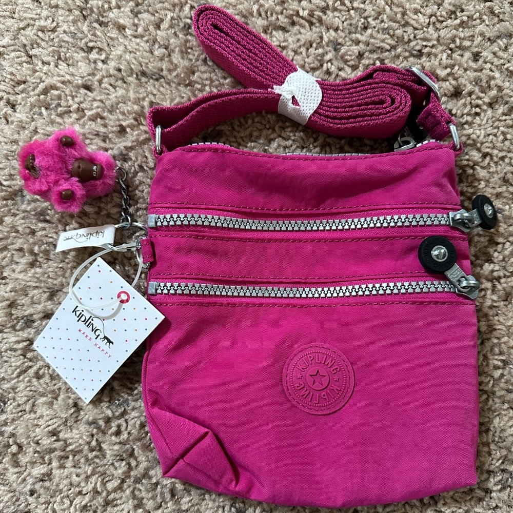 Kipling Mini Crossbody Bag Alvar XS AC7098 485 Very Berry